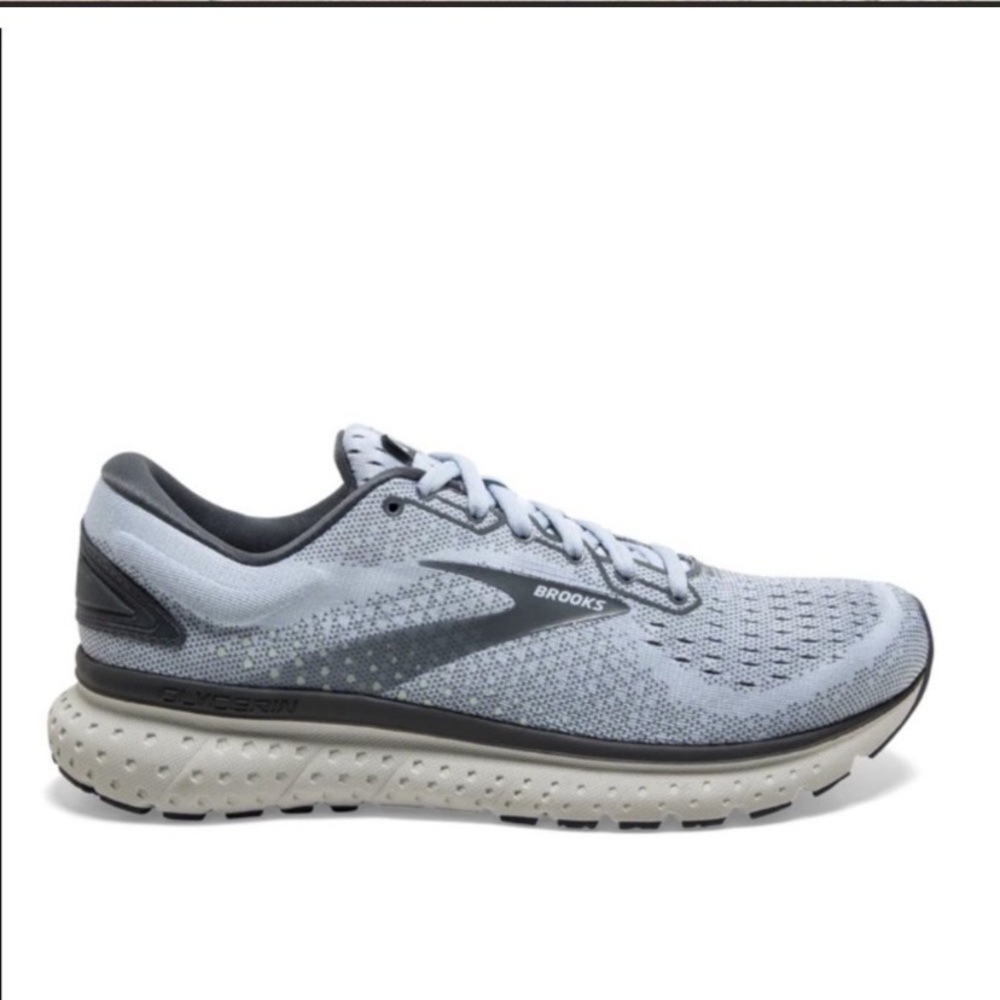 Brooks Glycerin 18 Sky Blue Athletic Sneakers size 8 wide